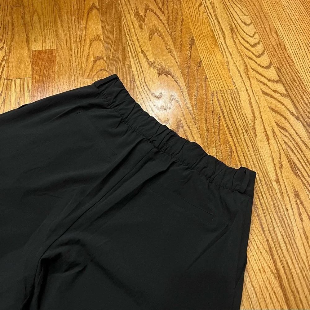ALO Yoga High Waist Dreamscape Wide Leg Trouser Pants Black Size Large